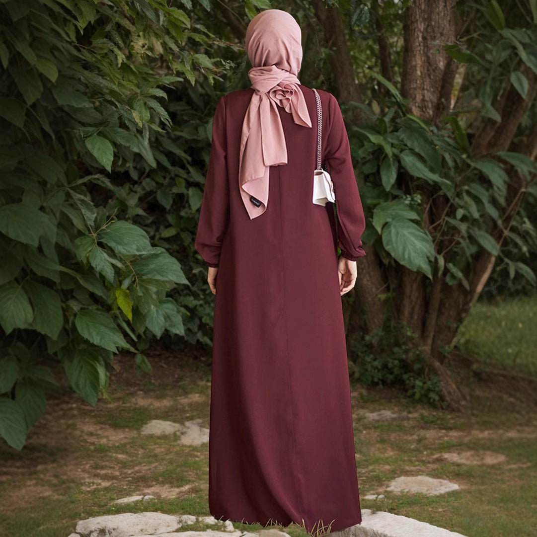 Long Sleeve Loose Temperament Dress