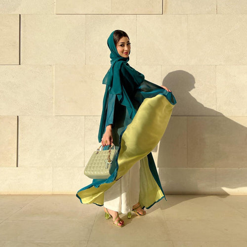 Dubai- Serenity Chiffon Coat