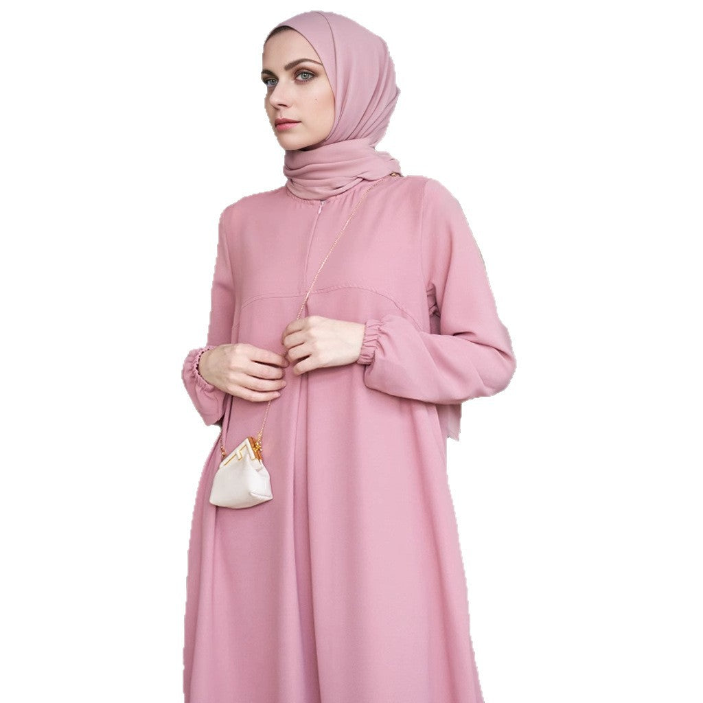 Long Sleeve Loose Temperament Dress