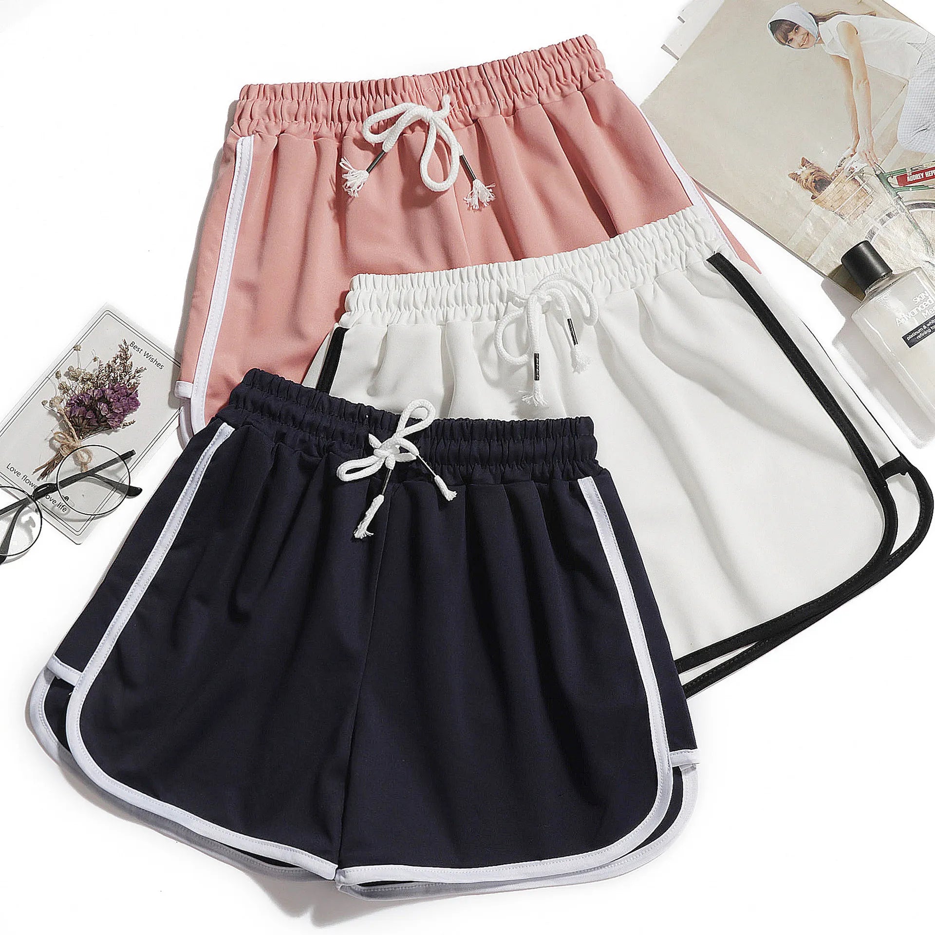 Women’s Summer Casual Gym Shorts – Mid Waist Loose Fit | Elia Store Quality Check