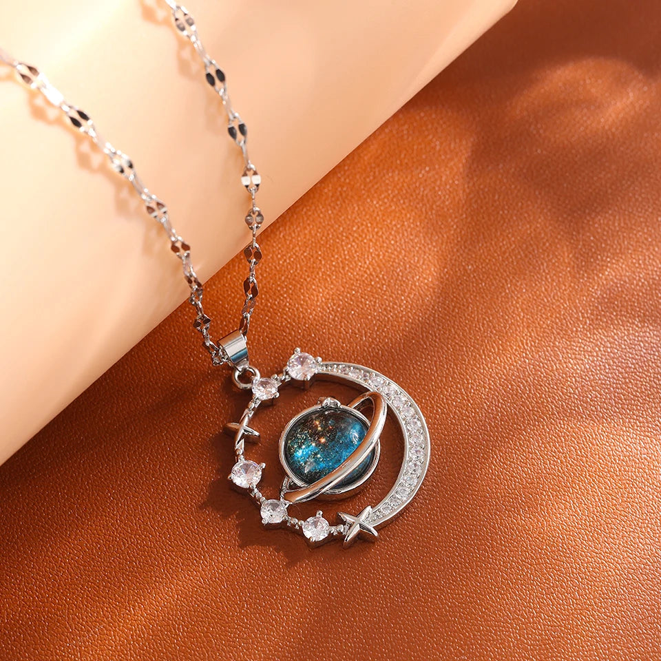 Light Luxury Titanium Steel Star Series Necklace Jewelry Gifts