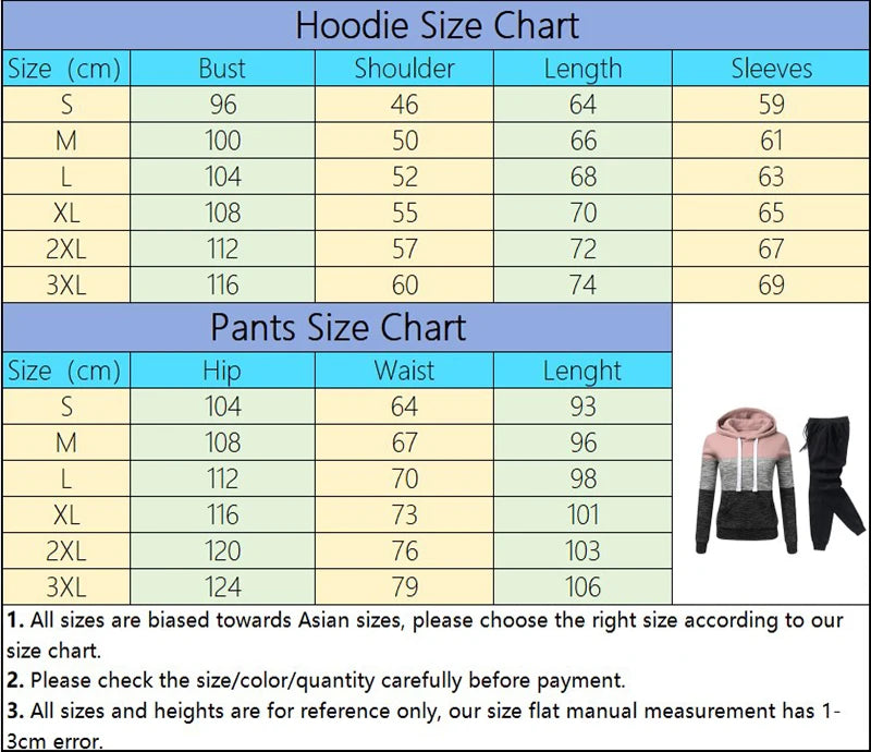 Women’s Color Block Tracksuit Set – Hooded Sweatshirt & Jogger Pants | Elia Store Quality Check