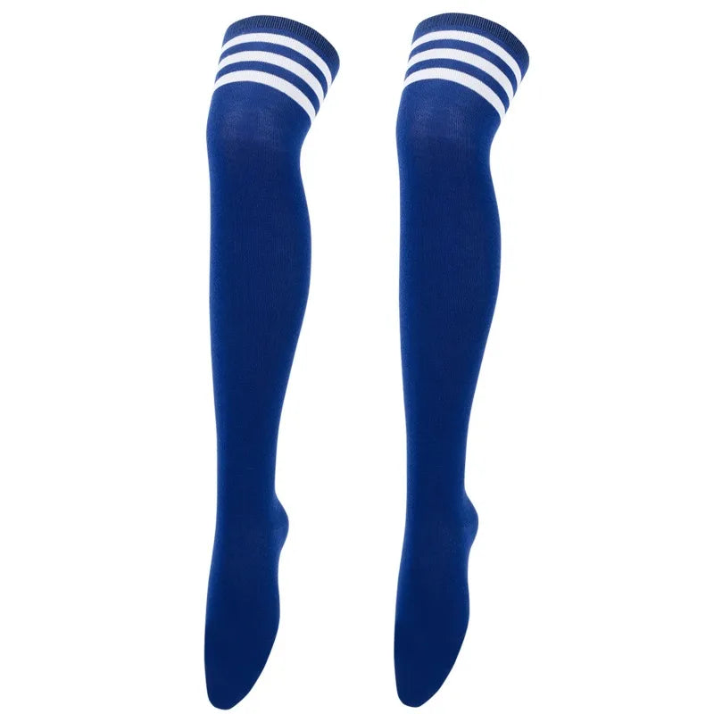 Soft Line Striped Long Tube Socks