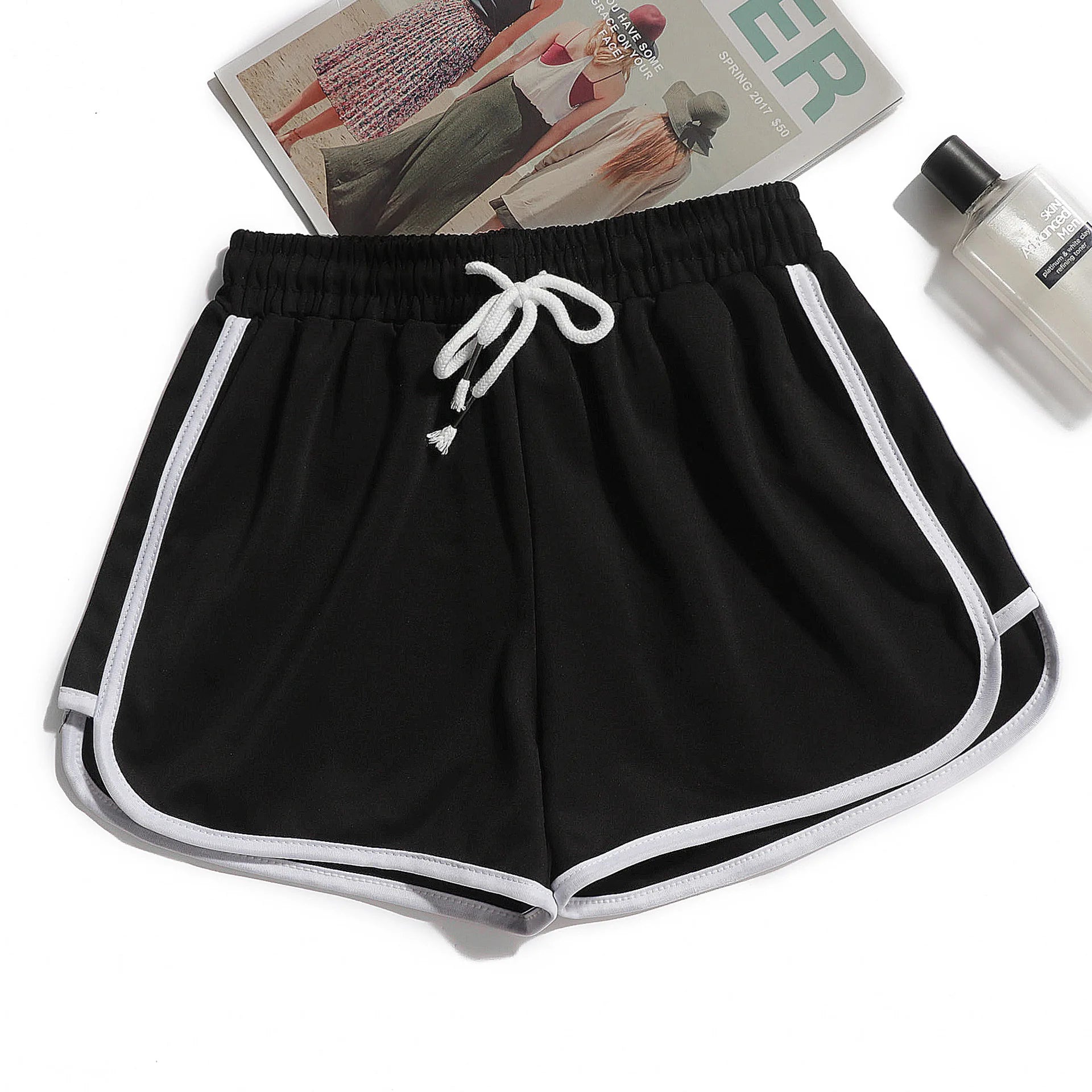 Women’s Summer Casual Gym Shorts – Mid Waist Loose Fit | Elia Store Quality Check