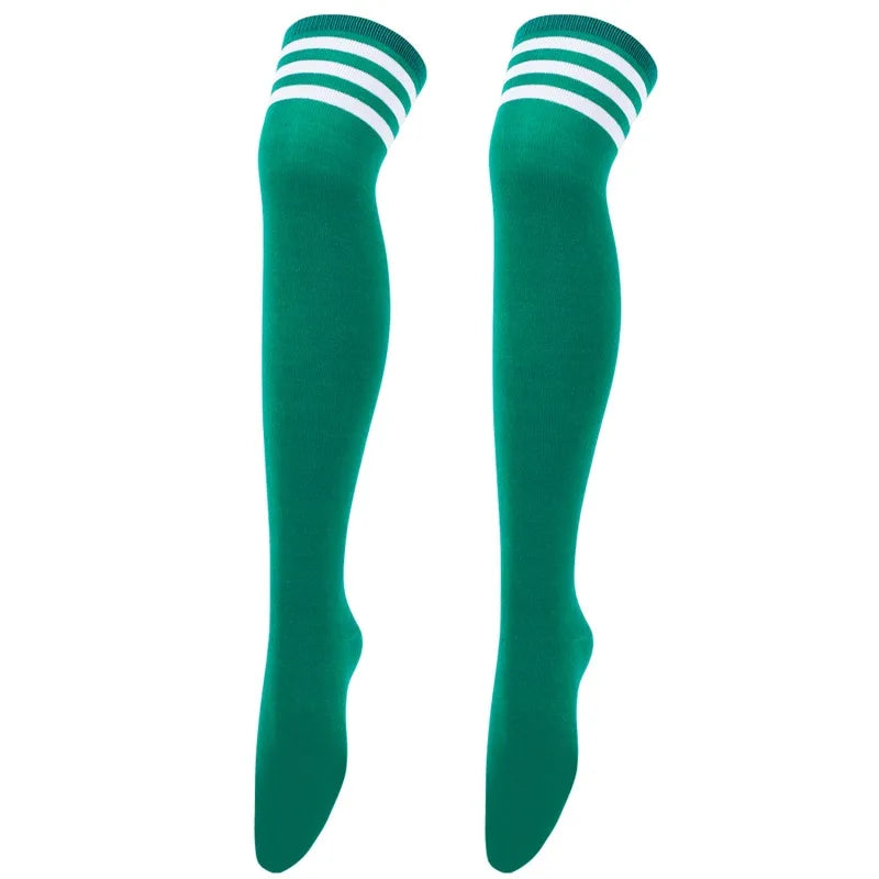 Soft Line Striped Long Tube Socks
