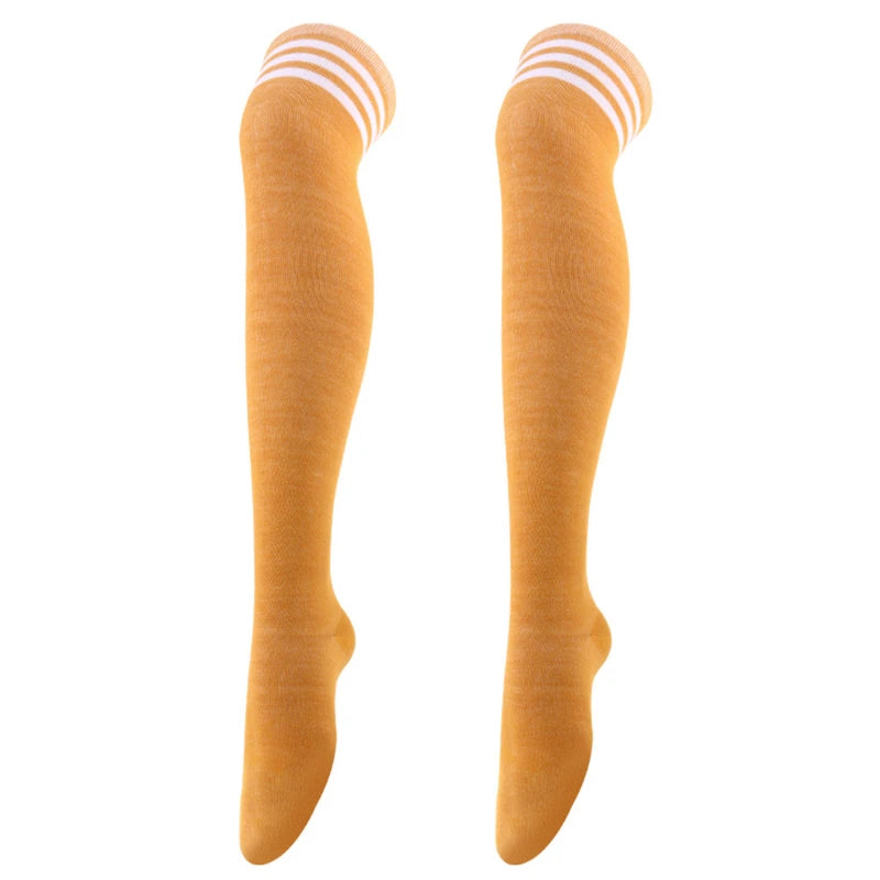 Soft Line Striped Long Tube Socks