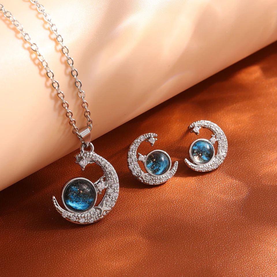 Light Luxury Titanium Steel Star Series Necklace Jewelry Gifts