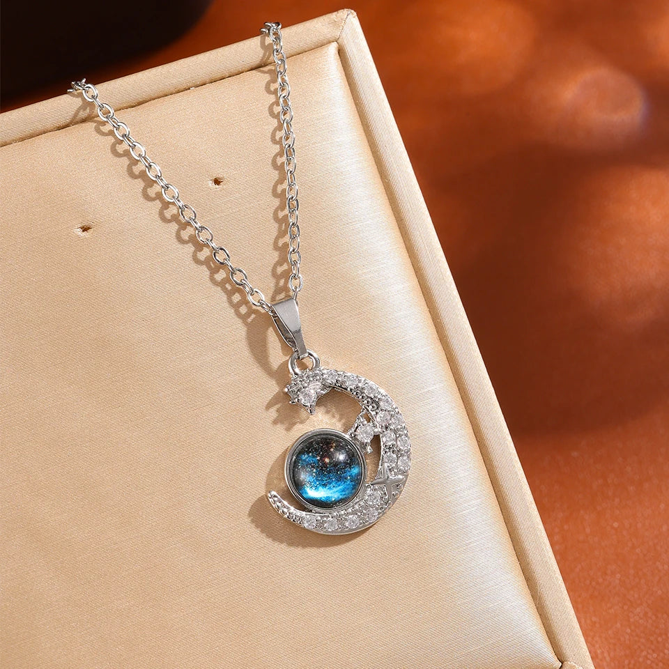 Light Luxury Titanium Steel Star Series Necklace Jewelry Gifts