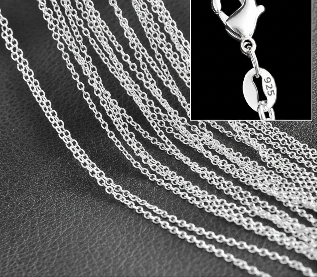 Sterling Essentials Silver Chain Set