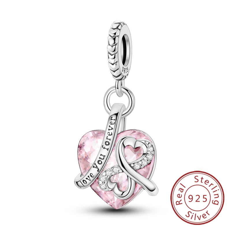 Eternal Heart 925 Silver Charm