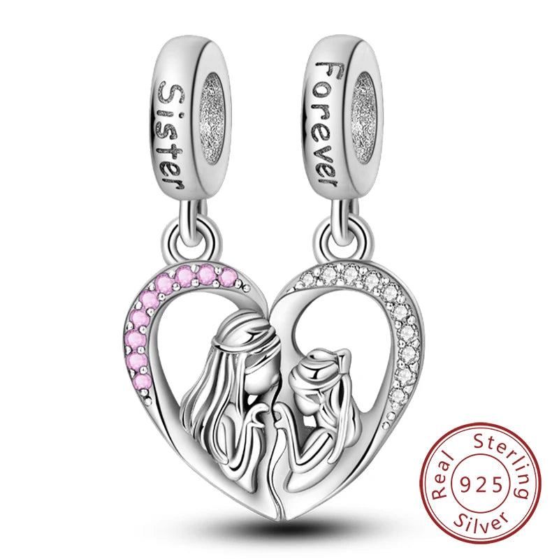 Eternal Heart 925 Silver Charm