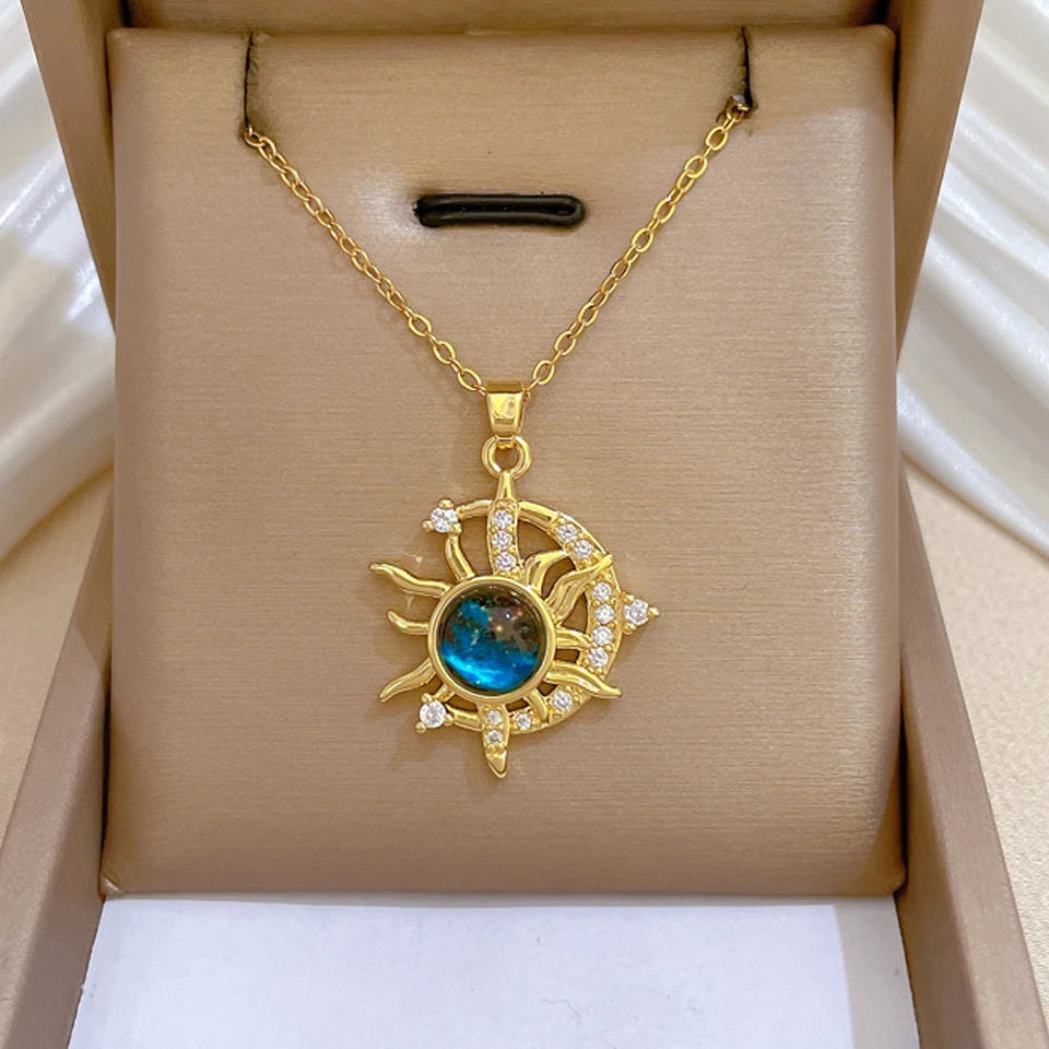 Light Luxury Titanium Steel Star Series Necklace Jewelry Gifts