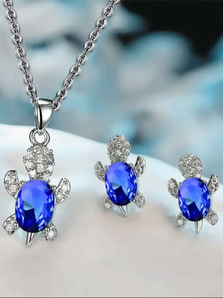 Ocean Grace Turtle Jewelry Set