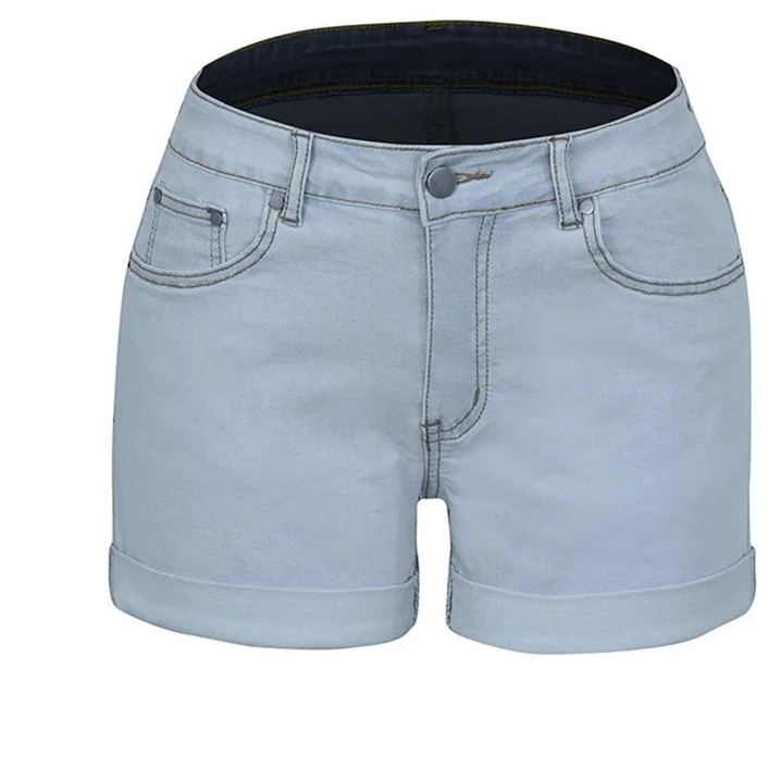 Women’s High Waist Push-Up Denim Shorts – Vintage Street Style | Elia Store Quality Check