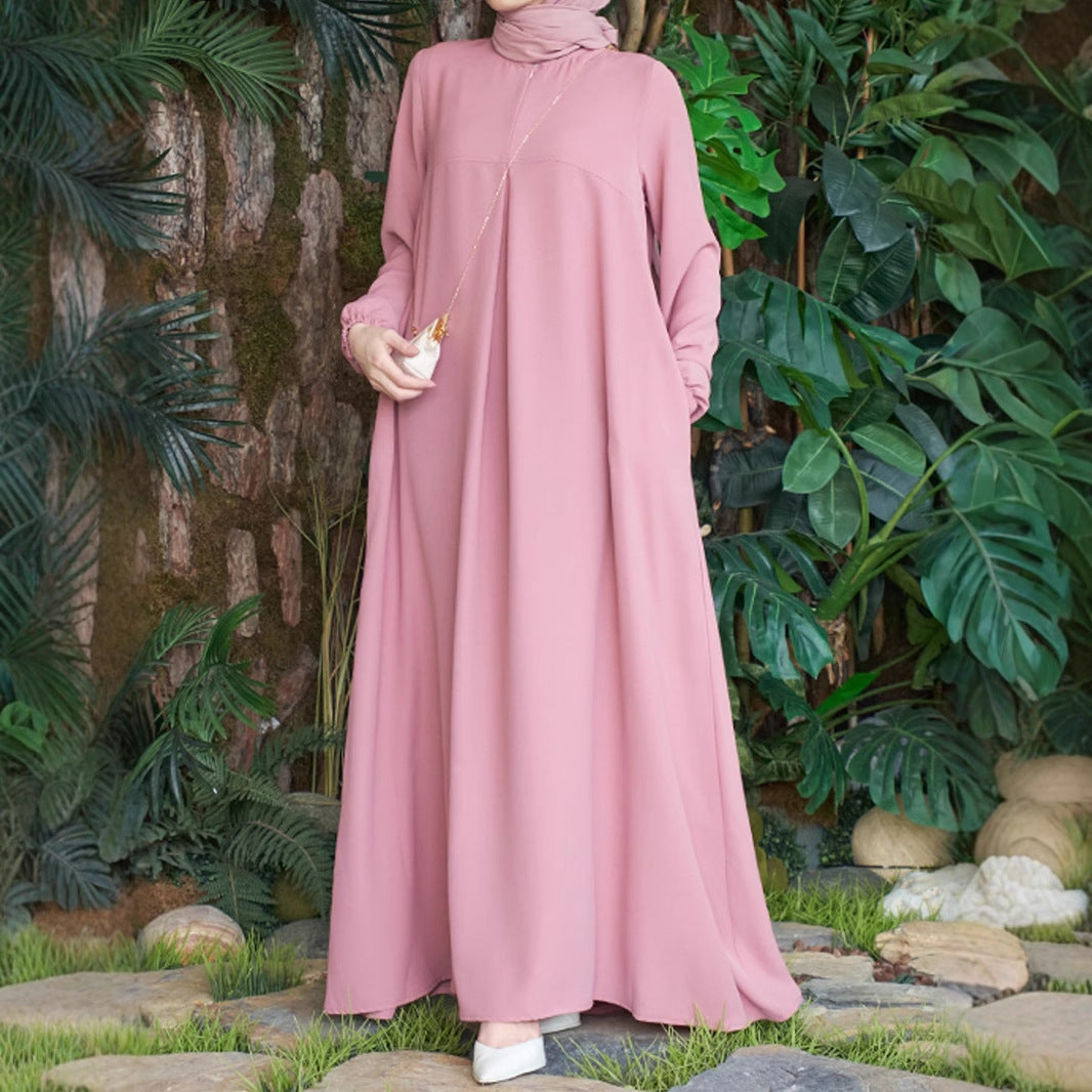 Long Sleeve Loose Temperament Dress