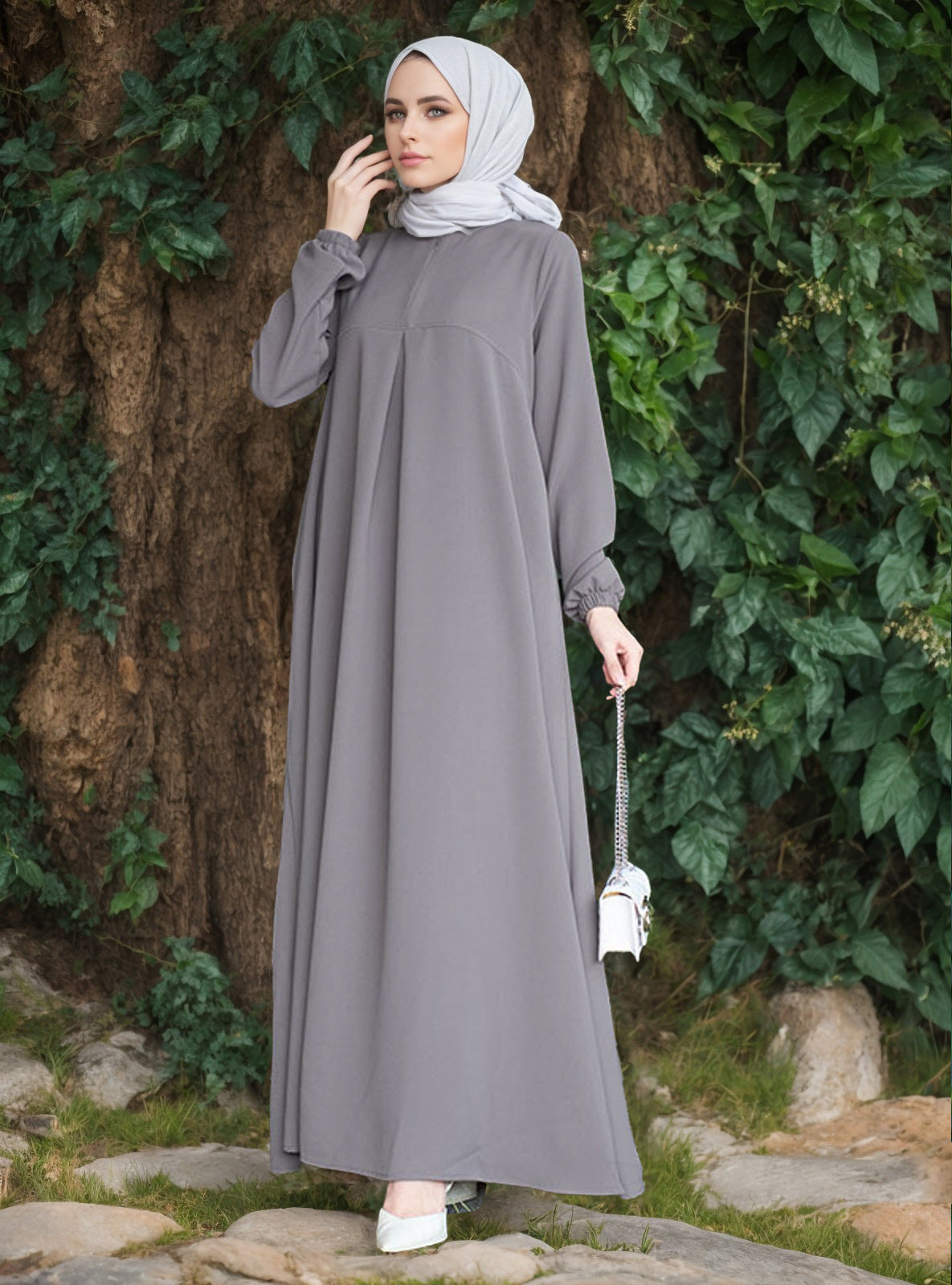 Long Sleeve Loose Temperament Dress