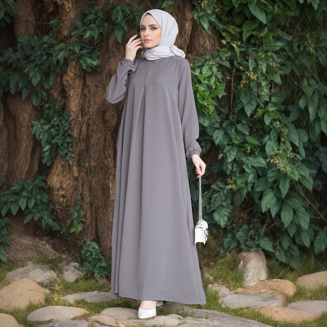 Long Sleeve Loose Temperament Dress